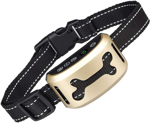 Dog Bark Collar, Adjustable Waterproof Dog Training Collar, Barking Control Dog Shock Collar, Small and Medium Large Dog Cat