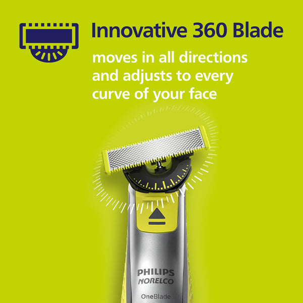 4Pcs Replacement Blades Compatible  for  Norelco OneBlade Electric Shaver and Trimmer