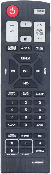 AKB74955321 Replacement Remote Fit for LG HIGH POWER SPEAKER SYSTEM FH6