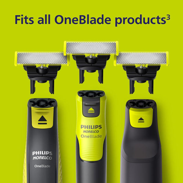 4Pcs Replacement Blades Compatible  for  Norelco OneBlade Electric Shaver and Trimmer