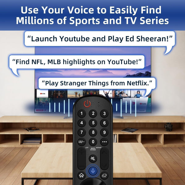 Replacement for LG TV Remote, for All 2019-2025 LG Remote Control for Smart TV with Voice and Pointer Function, for LG Magic Remote