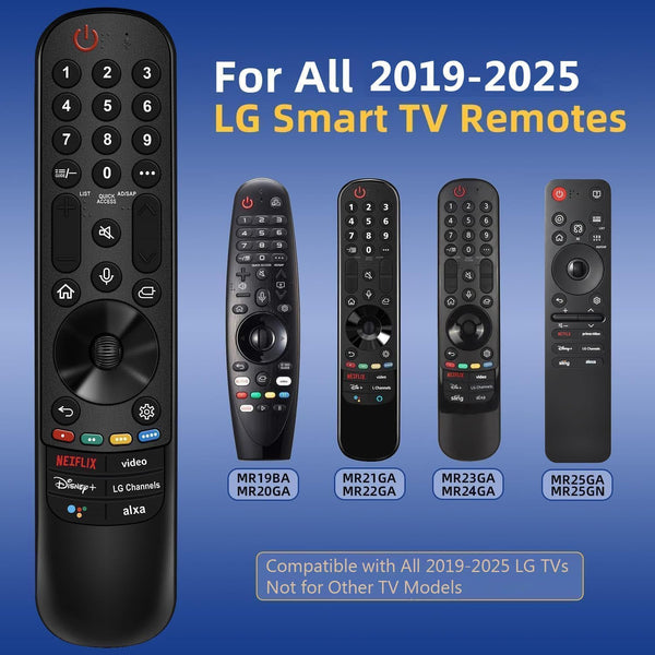 Replacement for LG TV Remote, for All 2019-2025 LG Remote Control for Smart TV with Voice and Pointer Function, for LG Magic Remote