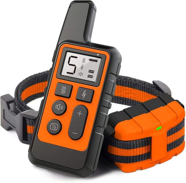 Vibrating Collar for Dogs Electric Dog Collar with Remote Control Long Distance 500M Waterproof 3 Function Modes Suitable for All Types of Dogs