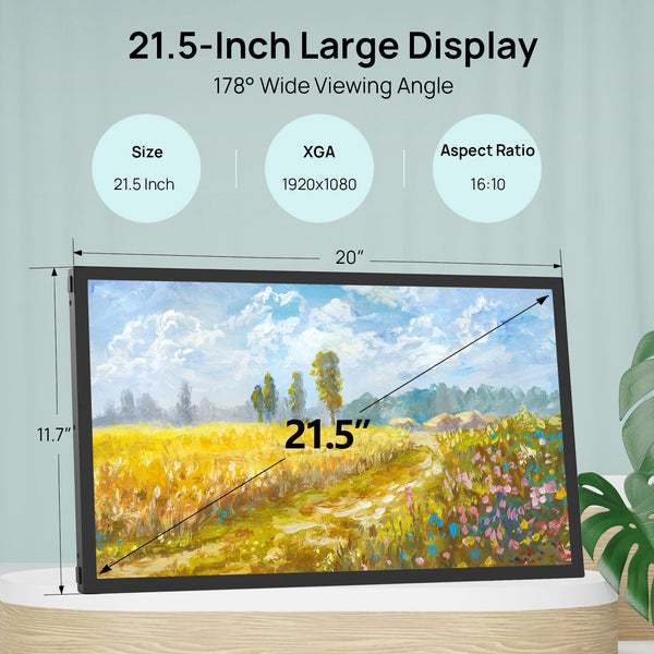 10.1 Inch Smart WiFi Digital Photo Frame 1280x800 IPS LCD Touch Screen, Auto-Rotate Portrait and Landscape, Share Moments Instantly via Frameo App from Anywhere