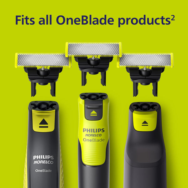 4Pcs Replacement Blades Compatible  for  Norelco OneBlade Electric Shaver and Trimmer