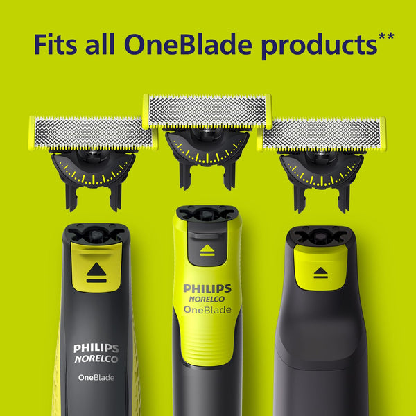 4Pcs Replacement Blades Compatible  for  Norelco OneBlade Electric Shaver and Trimmer