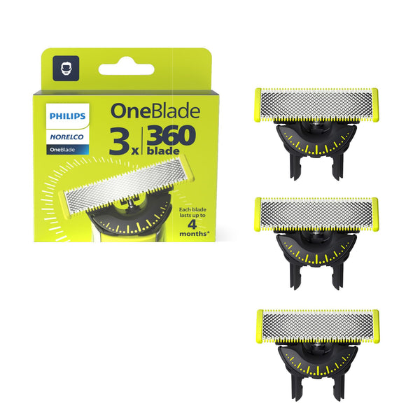 4Pcs Replacement Blades Compatible  for  Norelco OneBlade Electric Shaver and Trimmer