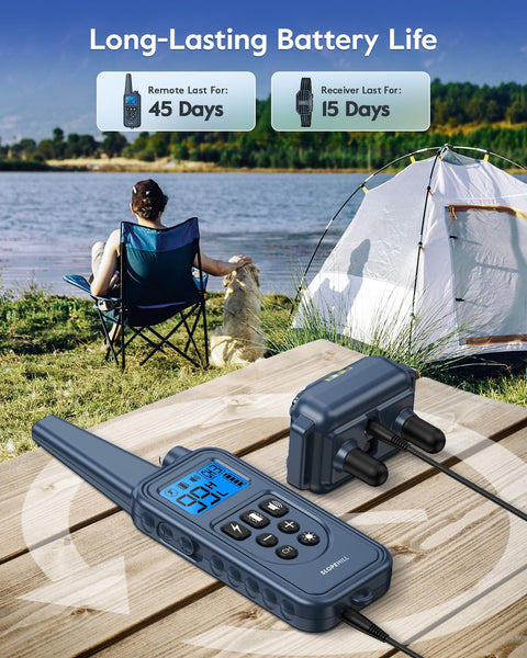 Dog Training Collar, 4200FT Remote Shock Collar for Dogs 8-140lbs