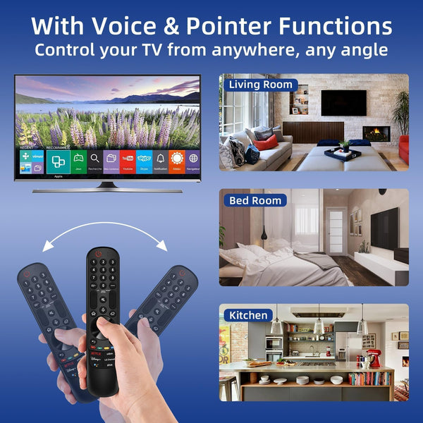 Replacement for LG TV Remote, for All 2019-2025 LG Remote Control for Smart TV with Voice and Pointer Function, for LG Magic Remote