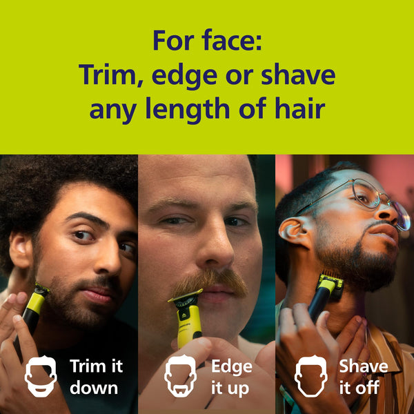 4Pcs Replacement Blades Compatible  for  Norelco OneBlade Electric Shaver and Trimmer