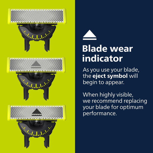 4Pcs Replacement Blades Compatible  for  Norelco OneBlade Electric Shaver and Trimmer